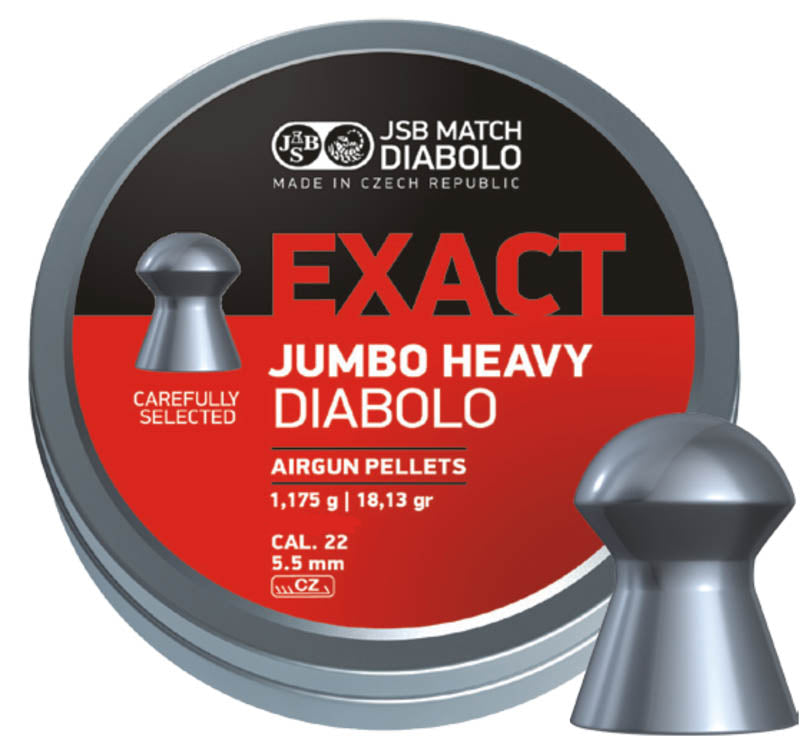 POSTONES JSB Exact Jumbo Heavy Diabolo 5.5 18.13Gr 250 pcs.