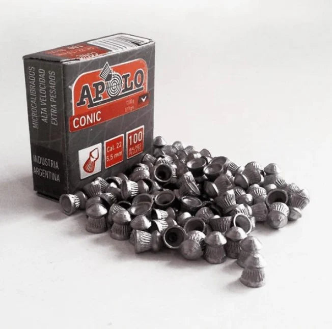 Postones Apolo Conic 5.5 Mm 20 Cajas de 100 unidades