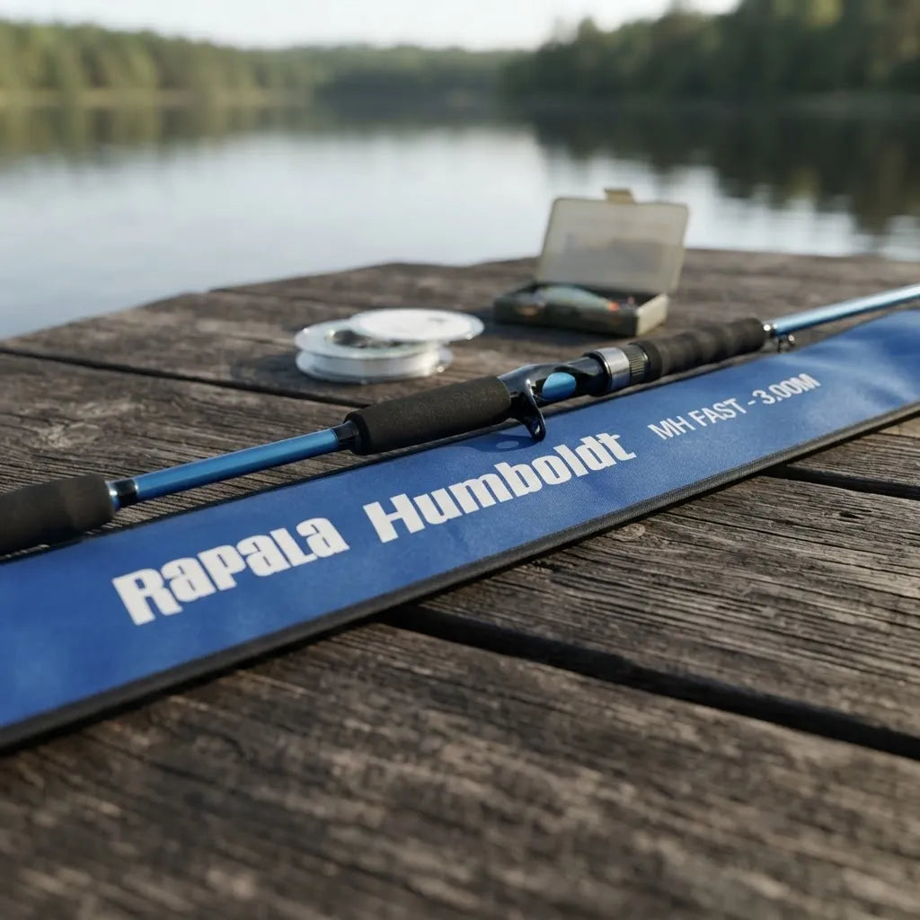 CAÑA PARA PESCA CON SEÑUELO RAPALA HUMBOLT ACCION RAPIDA DE 3 METROS 10-40 Gr