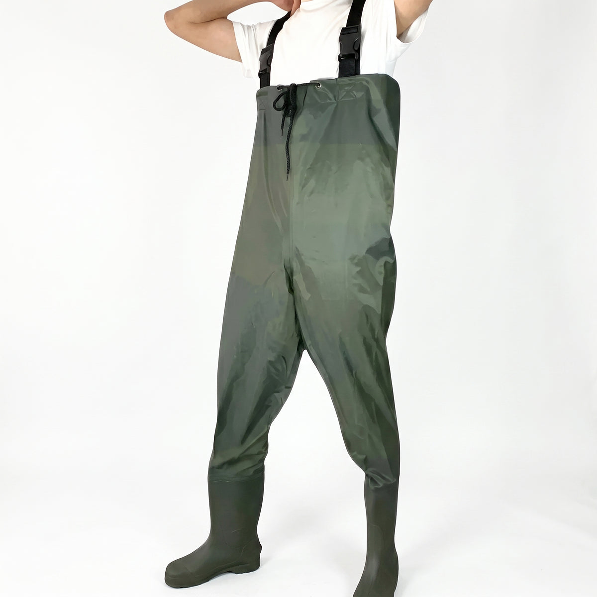Wader Marca Oxygen Anti Transpirable Verde