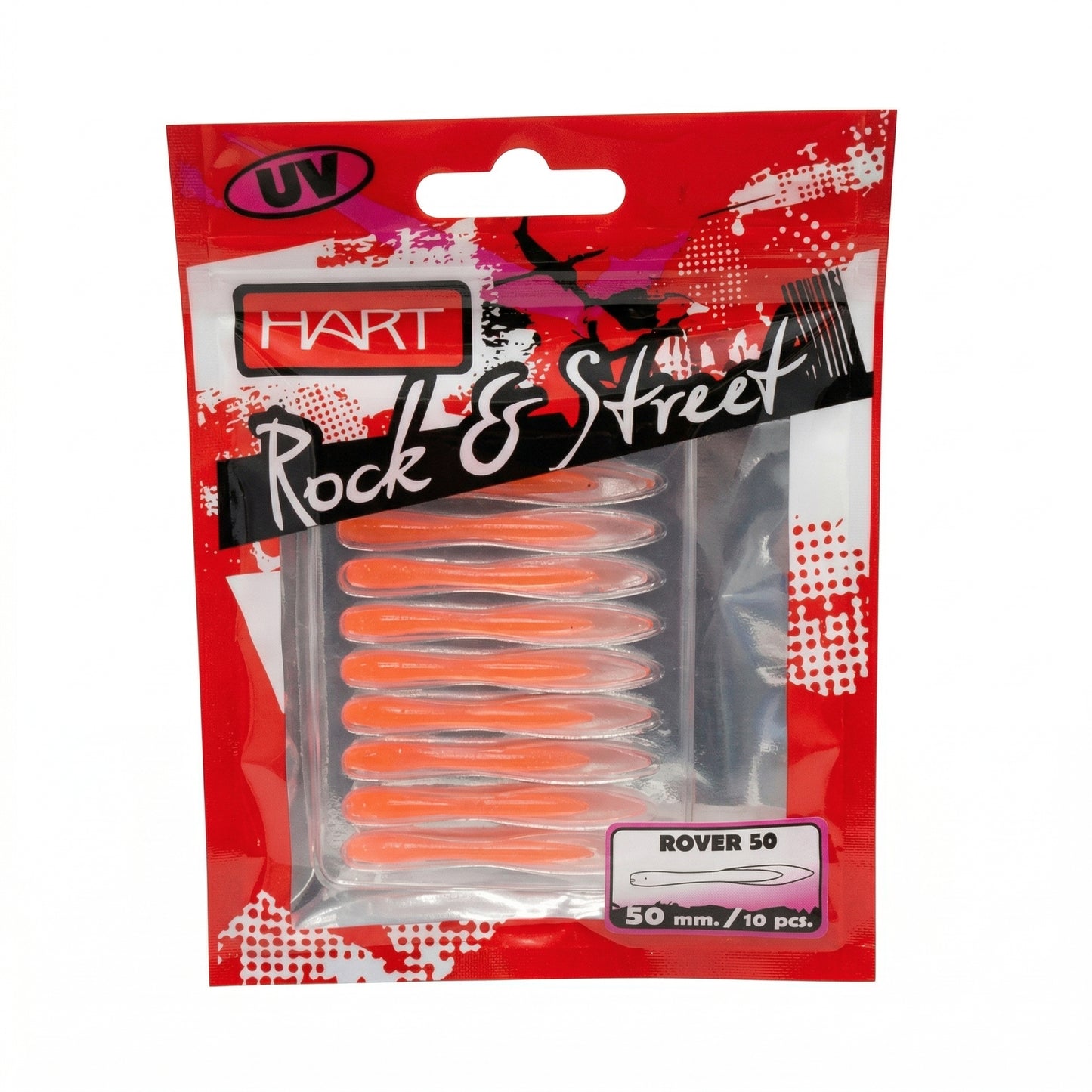 Vinilo Hart Rock Street Rover 5cm 10 Piezas