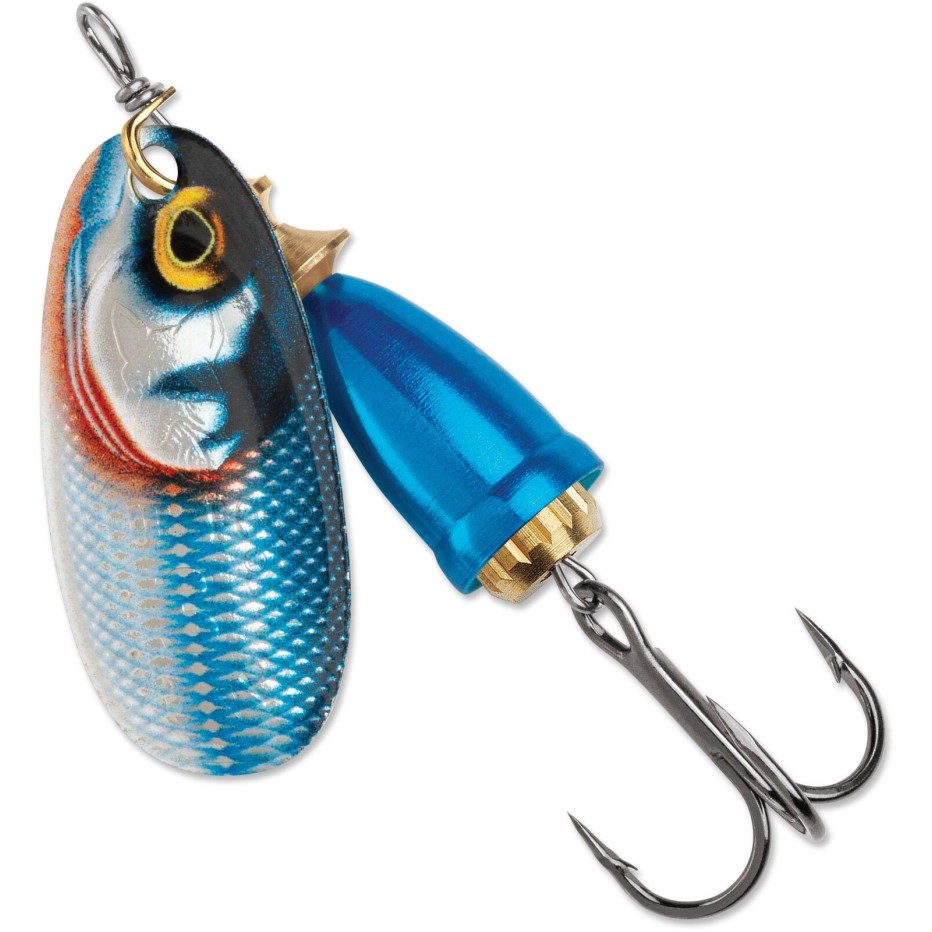 Cucharilla Giratoria Blue Fox Vibrax Gilded: Potente, Fluida y Eficaz para Truchas y Percas